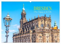 Cover Dresden, Pure Eleganz an der Elbe (Wandkalender 2026 DIN A2 quer), CALVENDO Monatskalender