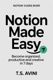 Notion Made Easy (eBook, ePUB)