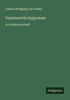 Venetianische Epigramme Cover Venetianische Epigramme