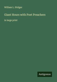 Cover Giant Hours with Poet Preachers