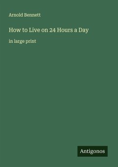 Cover How to Live on 24 Hours a Day