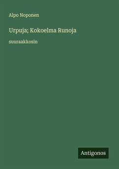 Cover Urpuja; Kokoelma Runoja