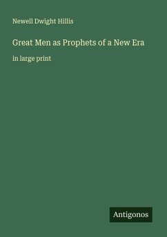 Cover Great Men as Prophets of a New Era
