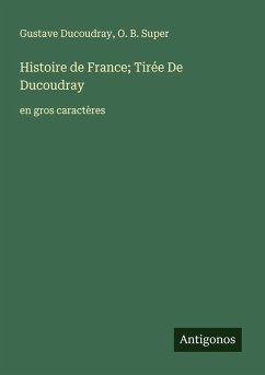 Cover Histoire de France; Tirée De Ducoudray