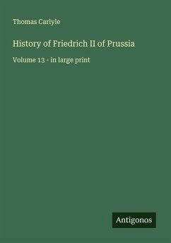 Cover History of Friedrich II of Prussia
