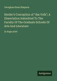 Herder's Conception of 