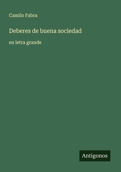 Deberes de buena sociedad