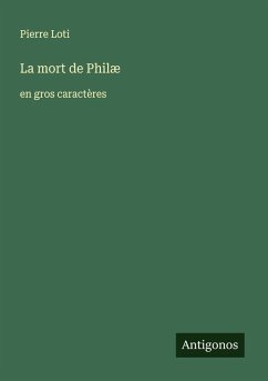 Cover La mort de Philæ