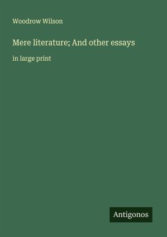 Cover Mere literature; And other essays