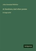 At Sundown; And other poems At Sundown; And other poems