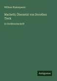 Macbeth; Übersetzt von Dorothea Tieck