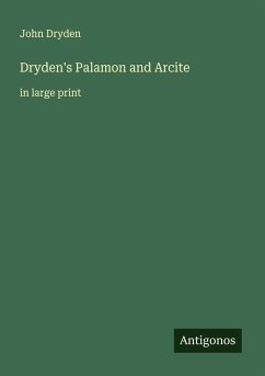 Cover Dryden's Palamon and Arcite
