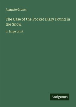 Cover The Case of the Pocket Diary Found in the Snow