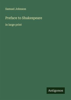 Cover Preface to Shakespeare