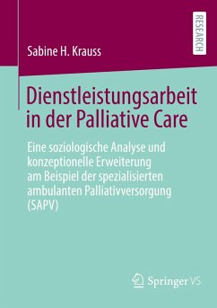 Cover Dienstleistungsarbeit in der Palliative Care