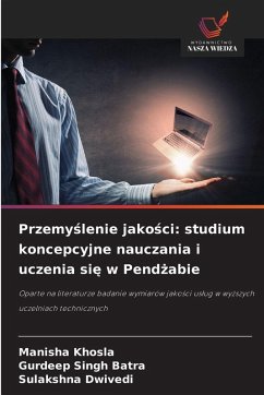 Cover Przemy¿lenie jako¿ci: studium koncepcyjne nauczania i uczenia si¿ w Pend¿abie