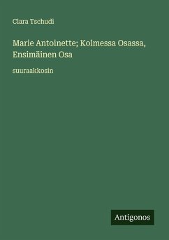 Cover Marie Antoinette; Kolmessa Osassa, Ensimäinen Osa