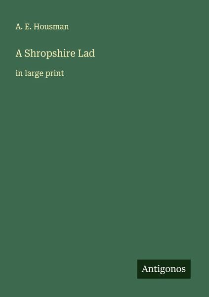 A Shropshire Lad
