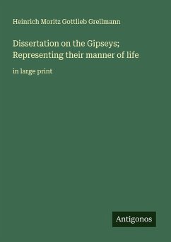 Cover Dissertation on the Gipseys; Representing their manner of life