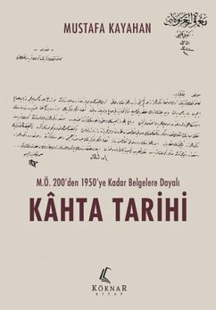 Cover M.Ö 200den 1950ye Kadar Belgelere Dayali Kahta Tarihi