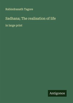 Cover Sadhana; The realisation of life