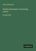 Studies and Essays: Concerning Letters