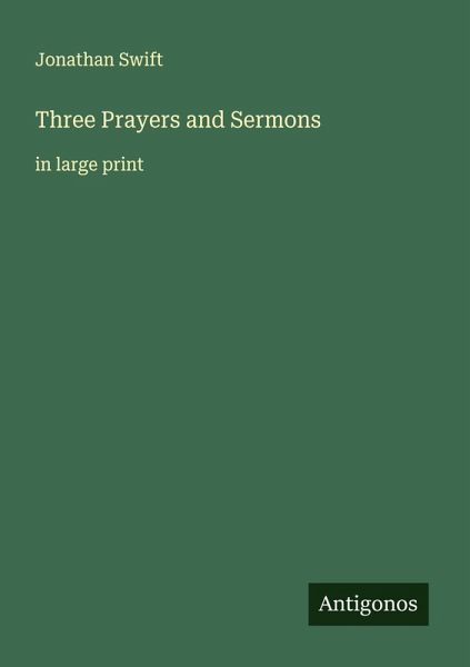 Three Prayers and Sermons Three Prayers and Sermons