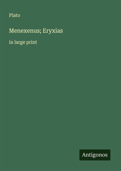 Menexenus; Eryxias Cover Menexenus; Eryxias