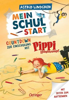 Cover Mein Schulstart. Countdown zur Einschulung mit Pippi Langstrumpf