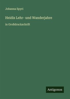 Cover Heidis Lehr- und Wanderjahre