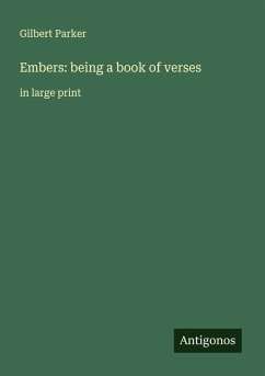 Cover Embers: being a book of verses