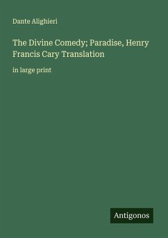 Cover The Divine Comedy; Paradise, Henry Francis Cary Translation