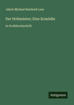 Cover Der Hofmeister; Eine Komödie