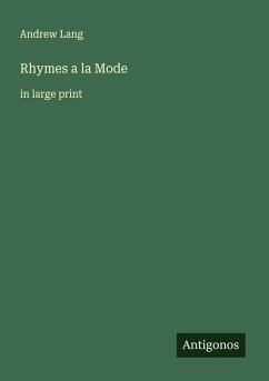 Cover Rhymes a la Mode