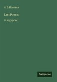 Last Poems Last Poems