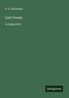 Cover Last Poems
