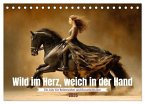 Wild im Herz, weich in der Hand (Tischkalender 2026 DIN A5 quer), CALVENDO Monatskalender