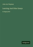 Learning; And Other Essays Learning; And Other Essays