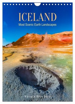 Cover ICELAND, Most Scenic Earth Landscapes, Nature Wonders (Wall Calendar 2026 DIN A4 portrait), CALVENDO 12 Month Wall Calendar