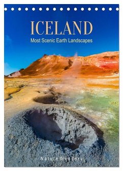 Cover ICELAND, Most Scenic Earth Landscapes, Nature Wonders (Desk Calendar 2026 DIN A5 portrait), CALVENDO 12 Month DeskCalendar