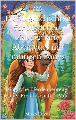 Cover 25 Pferdegeschichten für Mädchen: Zauberhafte Abenteuer mit mutigen Ponys (eBook, ePUB)