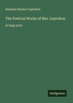 Cover The Poetical Works of Mrs. Leprohon