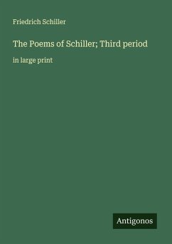 Cover The Poems of Schiller; Third period