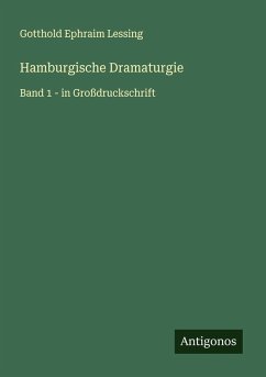 Cover Hamburgische Dramaturgie