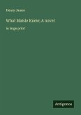 What Maisie Knew; A novel What Maisie Knew; A novel