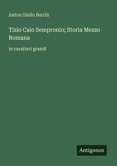 Cover Tizio Caio Sempronio; Storia Mezzo Romana