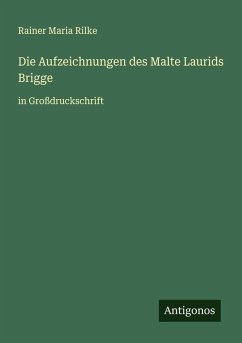 Cover Die Aufzeichnungen des Malte Laurids Brigge