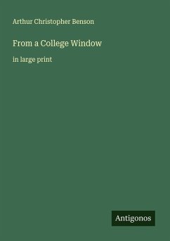 Cover From a College Window