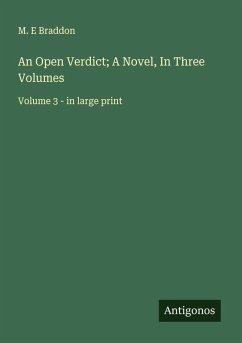 Cover An Open Verdict; A Novel, In Three Volumes