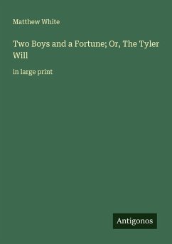 Cover Two Boys and a Fortune; Or, The Tyler Will